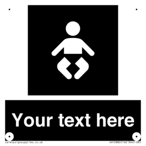 Custom information: black panel baby change